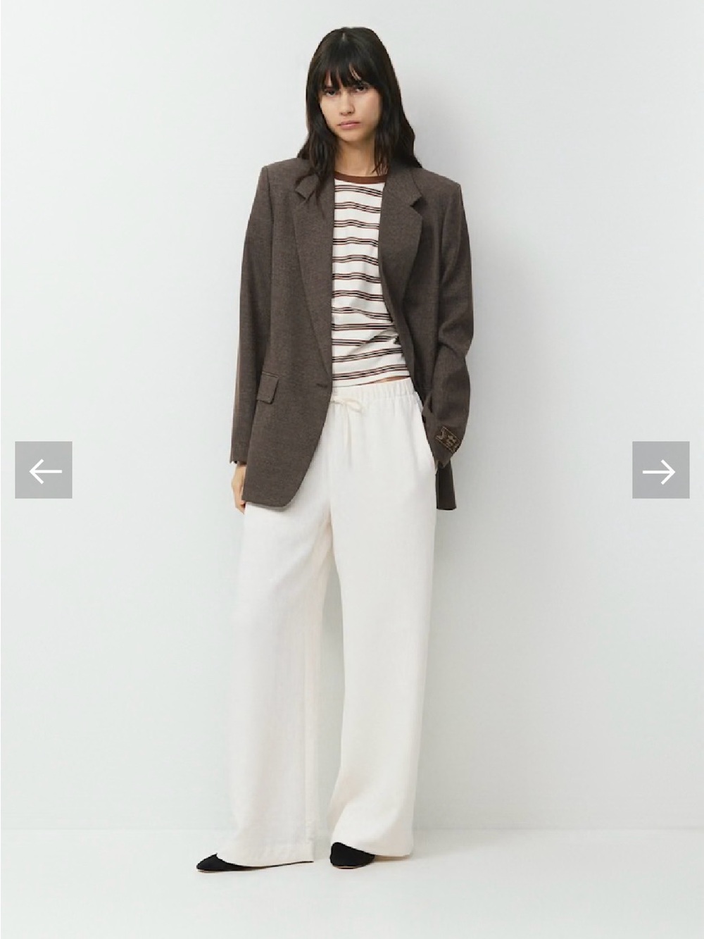 NWT Aritzia Lodge Pant Crepette Light Birch Size Small Short